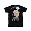 Miniatyrbild 1 av 3: Disney Dam/Kvinnor Frozen Elsa Snöflinga Porträtt Bomull Pojkvän Black M