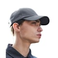 Miniatyrbild 3 av 3: Beechfield Unisex Authentic 6 Panel Baseball Cap One Size Graph Graphite Grey One Size