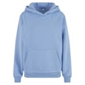 Miniatyrbild 1 av 2: Build Your Brand Dam/Kvinnor Fluffig Hoodie 22 UK Puderblå Powder Blue 22 UK