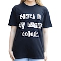 Miniatyrbild 2 av 2: Something Different Unisex Vuxen Svart Är Min Glada Färg T-Shirt Black L