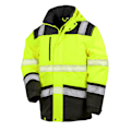 Miniatyrbild 1 av 4: SAFE-GUARD by Result Herr Printable Säkerhet Mjuk Skaljacka S Fluorescent Yellow/Black S