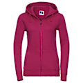 Miniatyrbild 1 av 2: Russell Dam/Damer Authentic Full Zip Hoodie XL Fuchsia Fuchsia XL