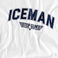 Miniatyrbild 3 av 5: Top Gun Unisex Vuxen Iceman Varsity T-Shirt L Vit White L