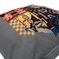 Miniatyrbild 2 av 2: Harry Potter House Mascots Crest Filled Cushion One Size Grey/B Grey/Black One Size