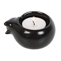 Miniatyrbild 2 av 3: Something Different Keramisk Katt Tealight Hållare En Storlek Svart Black One Size
