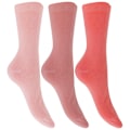 Miniatyrbild 1 av 2: Dam/Dam Extra Fine Silk Touch Bambu Strumpor (3 Par) UK 4 Pink Shades UK 4-7 EUR 37-41