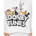 Miniatyrbild 5 av 6: Looney Tunes Herr Logotyp Lång Pyjamas Set L Vit White L