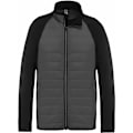 Miniatyrbild 1 av 2: Proact Herr Dual Material Sports Vadderad Jacka XXL Sportig Grå/ Sporty Grey/Black XXL
