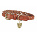 Miniatyrbild 1 av 2: Digby & Fox Pläd Läder Hundhalsband M - Halsomfång: 38-46 cm Ta Tan M - Neckline: 15in-18in