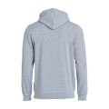 Miniatyrbild 2 av 4: Clique Herr Basic Full Zip Hoodie 5XL Grå Melange Grey Melange 5XL