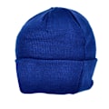 Miniatyrbild 2 av 2: FC Barcelona Officiell Stickad Vinterfotboll Crest Beanie Hat Navy One Size