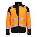 Miniatyrbild 2 av 3: Portwest Herr PW3 Vadderad Varseljacka Hybrid M Orange/Svart Orange/Black M