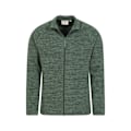 Miniatyrbild 2 av 4: Mountain Warehouse Mens Snowdon II Full Zip Fleece Jacket XXS G Green XXS