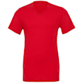 Miniatyrbild 1 av 3: Bella + Canvas Unisex V-ringad T-shirt för vuxna M Röd Red M