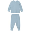 Miniatyrbild 1 av 3: Babybugz Baby Shoulder Poppers Lång Pyjamas Set 6-12 Månader Dammig Blå Dusty Blue 6-12 Months
