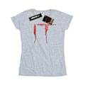Miniatyrbild 1 av 5: It Dam/Dam Distressed Logo Bomull T-Shirt S Sports Grey Sports Grey S