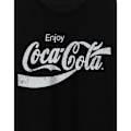 Miniatyrbild 4 av 4: Coca-Cola Unisex Vuxen Distressed Logo T-Shirt L Svart Black L