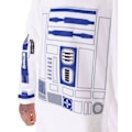 Miniatyrbild 3 av 3: Star Wars Unisex Vuxen R2-D2 Filttröja One Size Vit White One Size