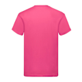 Miniatyrbild 2 av 3: Fruit of the Loom Original T-shirt för män M Fuchsia Fuchsia M