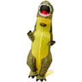 Miniatyrbild 2 av 3: Smiffys Unisex Vuxen T-Rex Kostym Uppblåsbar One Size Grön Green One Size