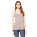 Miniatyrbild 1 av 3: Bella + Canvas Dam/Kvinnor Racerback Flowy Tank Top L Pebble Pebble Brown L