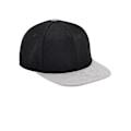 Miniatyrbild 1 av 2: Beechfield Unisex Vuxen Tvåfärgad Baseballkeps En Storlek Svart/Grå Black/Grey One Size