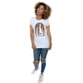 Miniatyrbild 4 av 5: Star Wars Dam/Damer Han Solo Rebel Bomull T-shirt M Vit White M