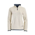 Miniatyrbild 1 av 3: Weird Fish Womens/Ladies Beye Grid Eco Friendly Quarter Zip Fle Ecru 12 UK