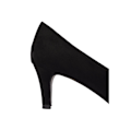Miniatyrbild 4 av 4: Dorothy Perkins Dam/Damer Dora Kitten Heel Court Shoes 6 UK Natural Black 6 UK