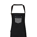 Miniatyrbild 2 av 2: Premier Unisex Vuxen Division Vaxad Look Faux Läder Denim Bi Black Denim One Size