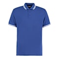 Miniatyrbild 1 av 2: Kustom Kit Herr Tipped Bomull Pique Poloshirt XXL Royal Blue/W Royal Blue/White XXL