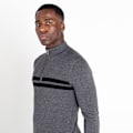 Miniatyrbild 6 av 6: Dare 2B Unite Us Stickad Halvzip Sweatshirt XL Charcoal G Charcoal Grey/Black XL