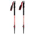 Miniatyrbild 1 av 6: Craghoppers Venture Anti-Shock Trekkingstavar (2-pack) 62cm Red/Black/Grey 62cm - 135cm