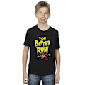 Miniatyrbild 2 av 4: Netflix Boys Stranger Things You Better Run T-shirt 9-11 år Black 9-11 Years