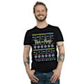 Miniatyrbild 2 av 3: Rick And Morty Herr Jultröjor T-Shirt 4XL Svart Black 4XL