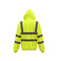 Miniatyrbild 2 av 3: Yoko Hi-Vis Full Zip Hoodie för män 3XL Gul Yellow 3XL