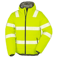 Miniatyrbild 1 av 2: Result Äkta Återvunnen Herr Ripstop Säkerhets Vadderad Jacka 4XL F Fluorescent Yellow 4XL