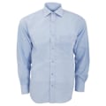 Miniatyrbild 1 av 5: Kustom Kit Premium Non Iron Långärmad Skjorta 18 tum Ljus Light Blue 18inch