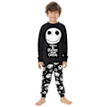 Miniatyrbild 3 av 3: Nightmare Before Christmas Pojkarnas Jack Skellington Långa Pyjamas Set Black/White 11-12 Years