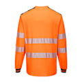 Miniatyrbild 2 av 2: Portwest Herr PW3 Stickad Hi-Vis Komfort Långärmad Säkerhet T- Orange/Navy XL