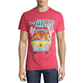 Miniatyrbild 3 av 3: Scooby Doo Unisex Vuxen The Mystery Machine T-Shirt L Röd/Turkos Red/Turquoise/White L