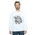 Miniatyrbild 2 av 3: Friends Mens On A Break Ornamental Sweatshirt 4XL Vit White 4XL