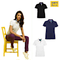 Miniatyrbild 2 av 2: Asquith & Fox Dam/Dam Short Sleeve Performance Blend Polo White M