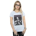 Miniatyrbild 2 av 3: David Bowie Dam T-shirt i bomull med rockaffisch för kvinnor/damer, XXL, sportgrå Sports Grey XXL