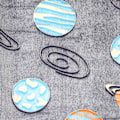 Miniatyrbild 3 av 3: RJM Glow In The Dark Spacefilt 127 x 152cm Space Space 127 x 152cm