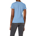 Miniatyrbild 3 av 3: Stedman Dam/Kvinnor Klassisk V-ringad T-shirt S Ljusblå Light Blue S
