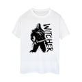 Miniatyrbild 1 av 3: Netflix Dam/Damer The Witcher Sketch Geralt Bomull Pojkvän White XXL