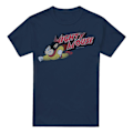 Miniatyrbild 1 av 5: Mighty Mouse Herr Mighty Retro T-Shirt 4XL Marinblå Navy 4XL