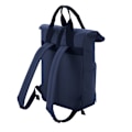 Miniatyrbild 2 av 2: BagBase Twin Handle Roll-Top Ryggsäck One Size Navy Dusk Navy Dusk One Size