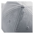 Miniatyrbild 4 av 4: Beechfield Unisex Plain Original 5 Panel Baseball Cap One Size Light Grey One Size